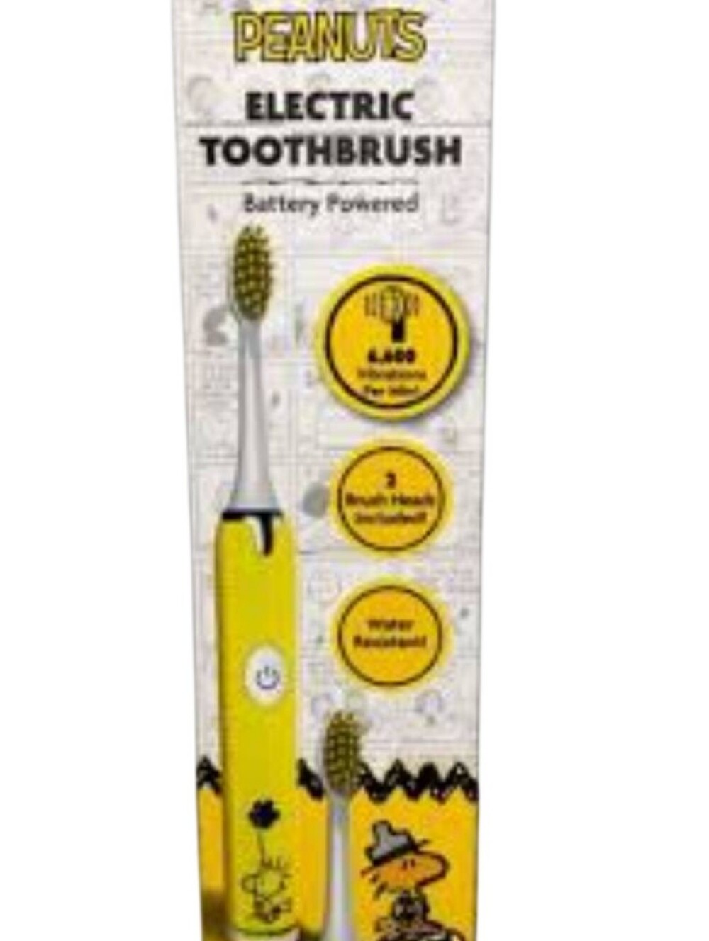 Peanuts Snoopy Battery-Powered Electric Toothbrush